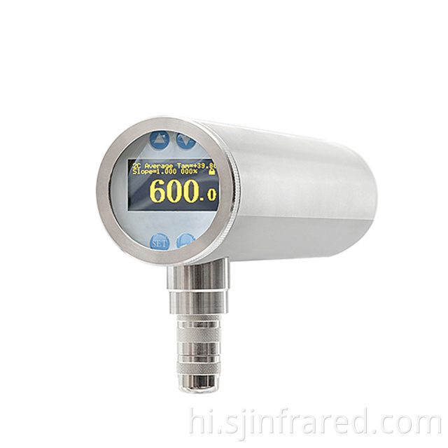 नियत पाइरोमीटर अंतर मशीन fixed pyrometer inter machine